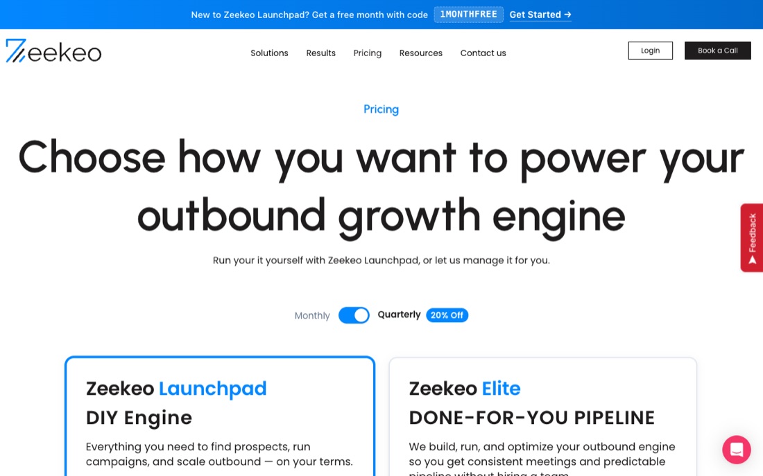 Zopto homepage